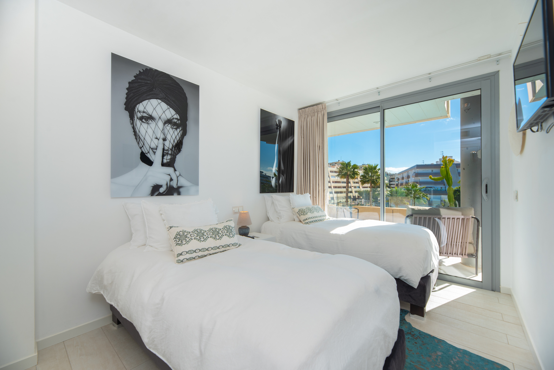 Resa Estates apartment for sale in Ibiza marina botafoch modern bedroom 2.jpg